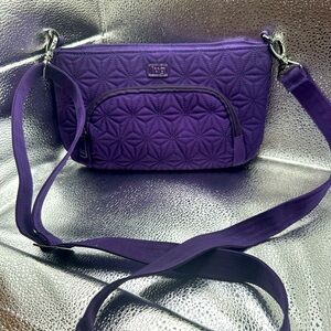 Lug ‘flyer’ purple crossbody purse
